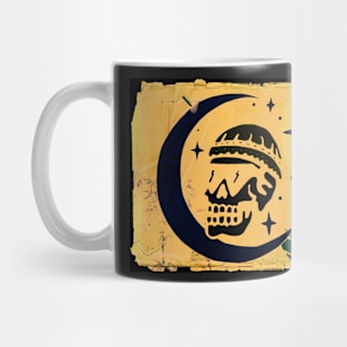 Skull and Moon Mug